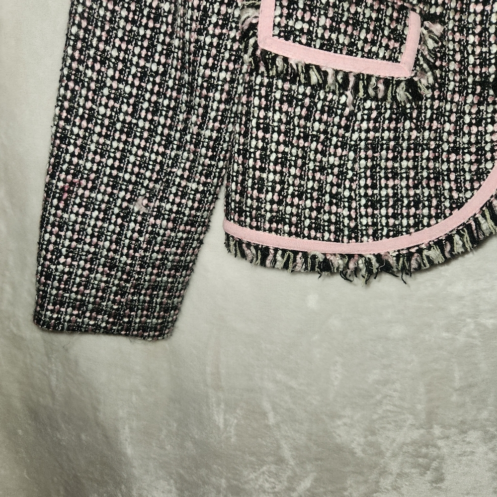 Vertigo Paris Gray and Pink Jacket size Small - Picture 5 of 7